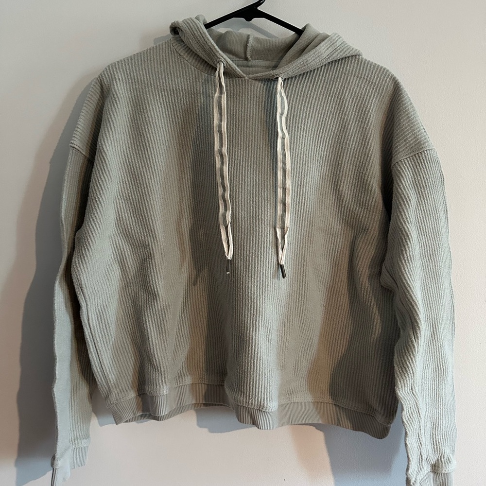 Aerie Heather Sage Green Knit Pullover